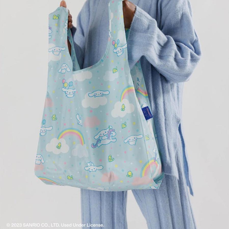 BAGGU バグー エコバッグ  シナモロール100%リサイクルナイロン STANDARD スタンダード サイズ 大きい 大容量 ショルダー 洗濯可能 折り畳み コンパクト 軽量 … | BAGGU | 01