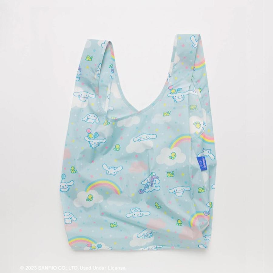 BAGGU バグー エコバッグ  シナモロール100%リサイクルナイロン STANDARD スタンダード サイズ 大きい 大容量 ショルダー 洗濯可能 折り畳み コンパクト 軽量 … | BAGGU | 04