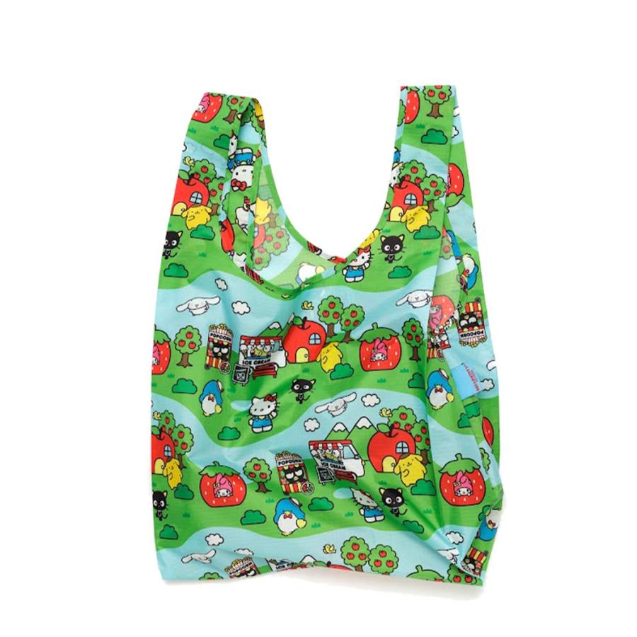 BAGGU (バグゥ) / STANDARD エコバッグ - 100%リサイクルナイロン - ハローキティ＆フレンズ ライトブルー | BAGGU