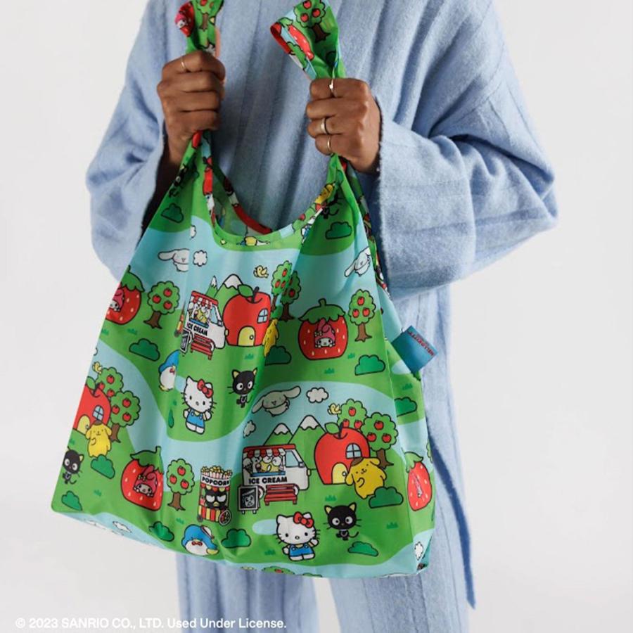 BAGGU (バグゥ) / STANDARD エコバッグ - 100%リサイクルナイロン - ハローキティ＆フレンズ ライトブルー | BAGGU | 01