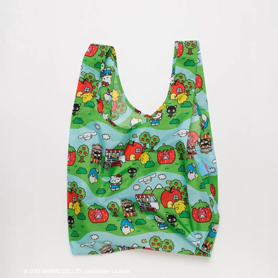 BAGGU (バグゥ) / STANDARD エコバッグ - 100%リサイクルナイロン - ハローキティ＆フレンズ ライトブルー | BAGGU | 04