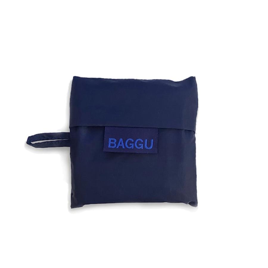 BAGGU バグー エコバッグ  ネイビー100%リサイクルナイロン BABY 無地 ベビー 洗濯可能 折り畳み コンパクト 軽量 ミニ コンビニ レジ袋型 入園 入学 準備 サ… | BAGGU | 03