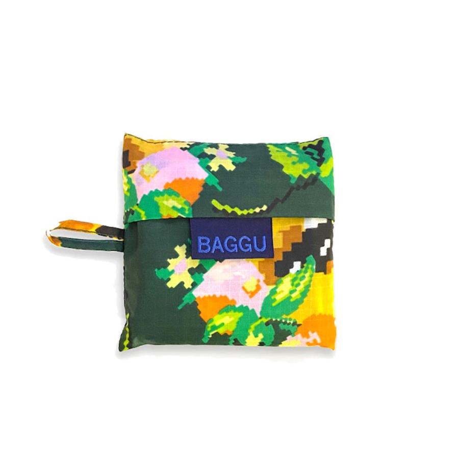 BAGGU バグー エコバッグ  ディア100%リサイクルナイロン BABY ベビー 柄 動物 バンビ 洗濯可能 折り畳み コンパクト 軽量 ミニ コンビニ レジ袋型 入園 入学 … | BAGGU | 03