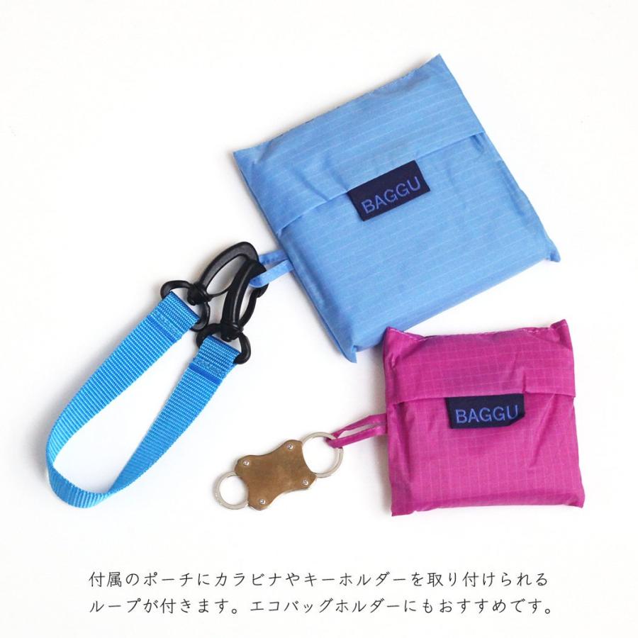 BAGGU バグー エコバッグ  ウェービーギンガムグリーン100%リサイクルナイロン BABY ベビー 柄 洗濯可能 折り畳み コンパクト 軽量 ミニ コンビニ レジ袋型 入… | BAGGU | 04