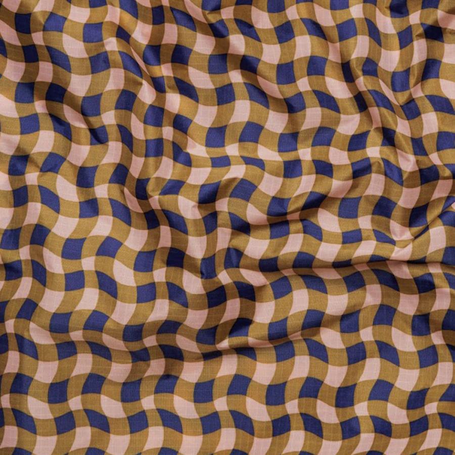 BAGGU バグー エコバッグ  ウェービーギンガムピーチ100%リサイクルナイロン BABY ベビー 柄 洗濯可能 折り畳み コンパクト 軽量 ミニ コンビニ レジ袋型 入園… | BAGGU | 02