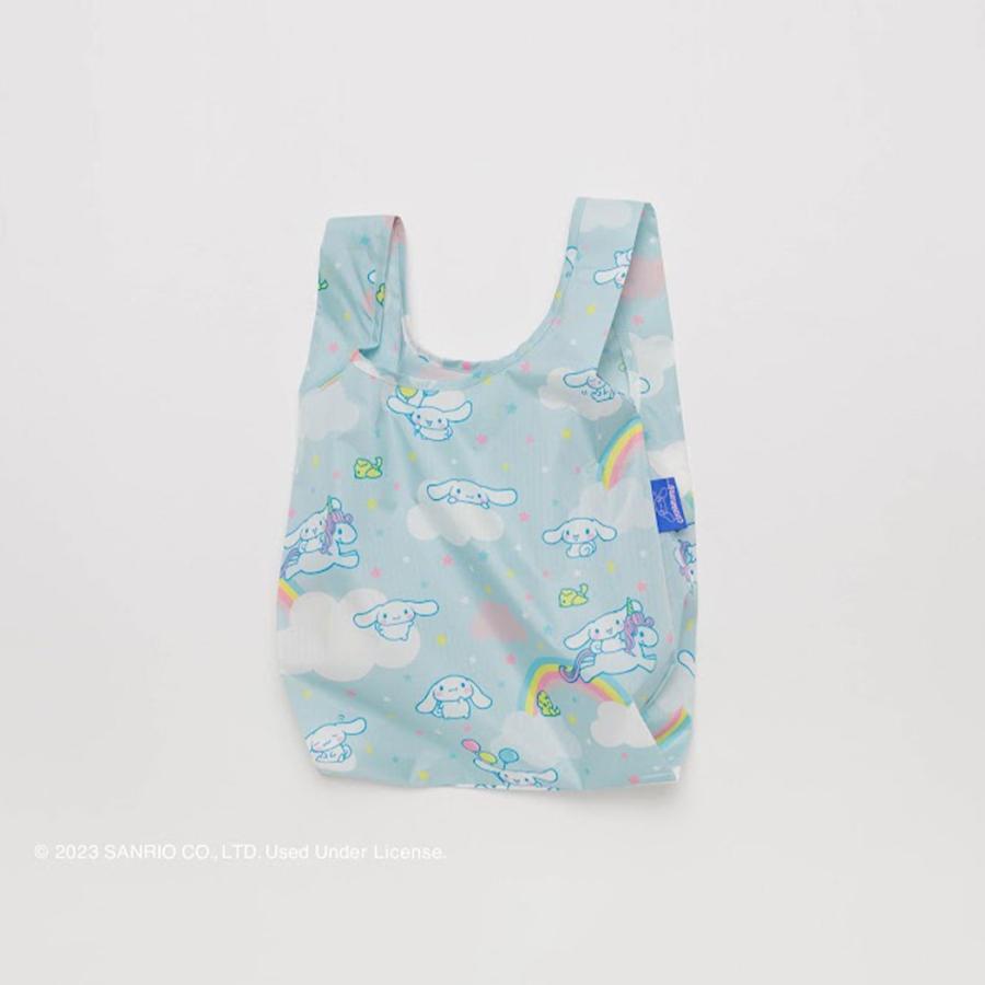 BAGGU バグー エコバッグ  シナモロール100%リサイクルナイロン BABY ベビー 柄 洗濯可能 折り畳み コンパクト 軽量 ミニ コンビニ レジ袋型 入園 入学 準備 … | BAGGU | 04