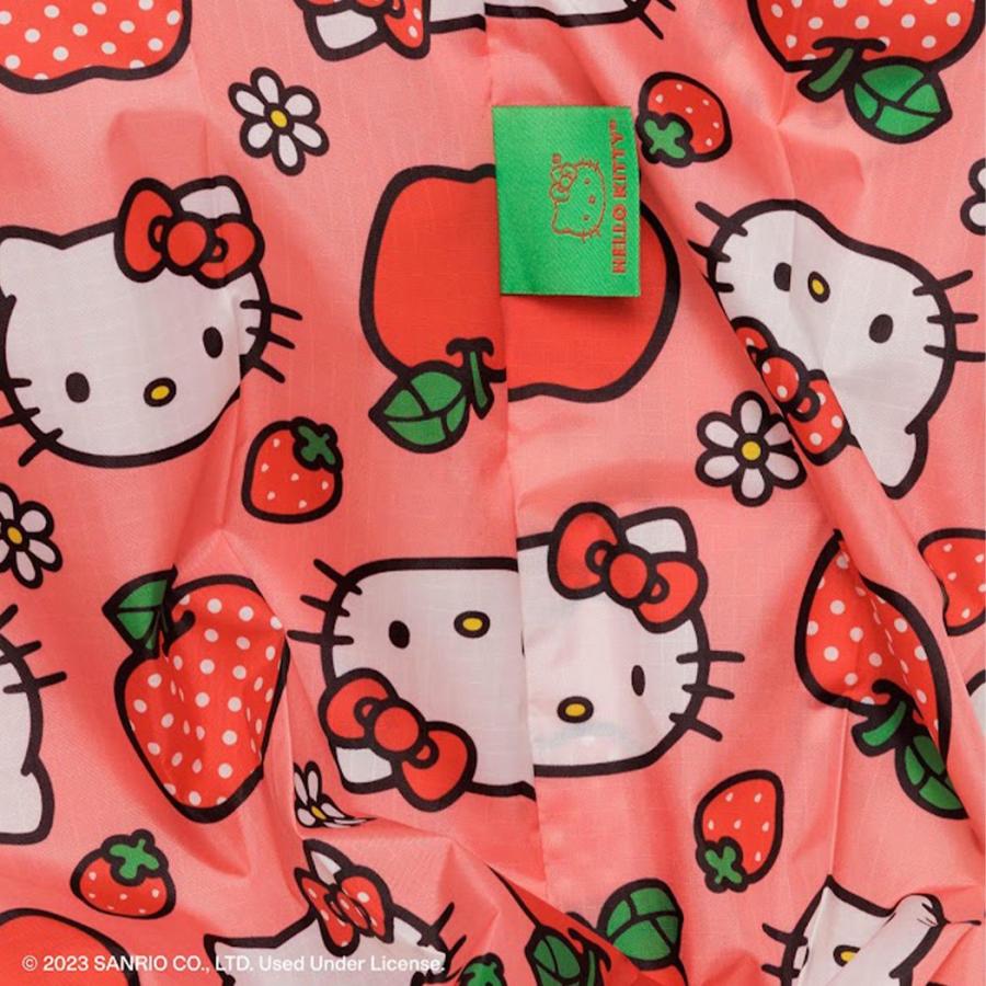 BAGGU バグー エコバッグ  ハローキティ＆アップル100%リサイクルナイロン BABY ベビー 柄 洗濯可能 折り畳み コンパクト 軽量 ミニ コンビニ レジ袋型 入園 … | BAGGU | 02