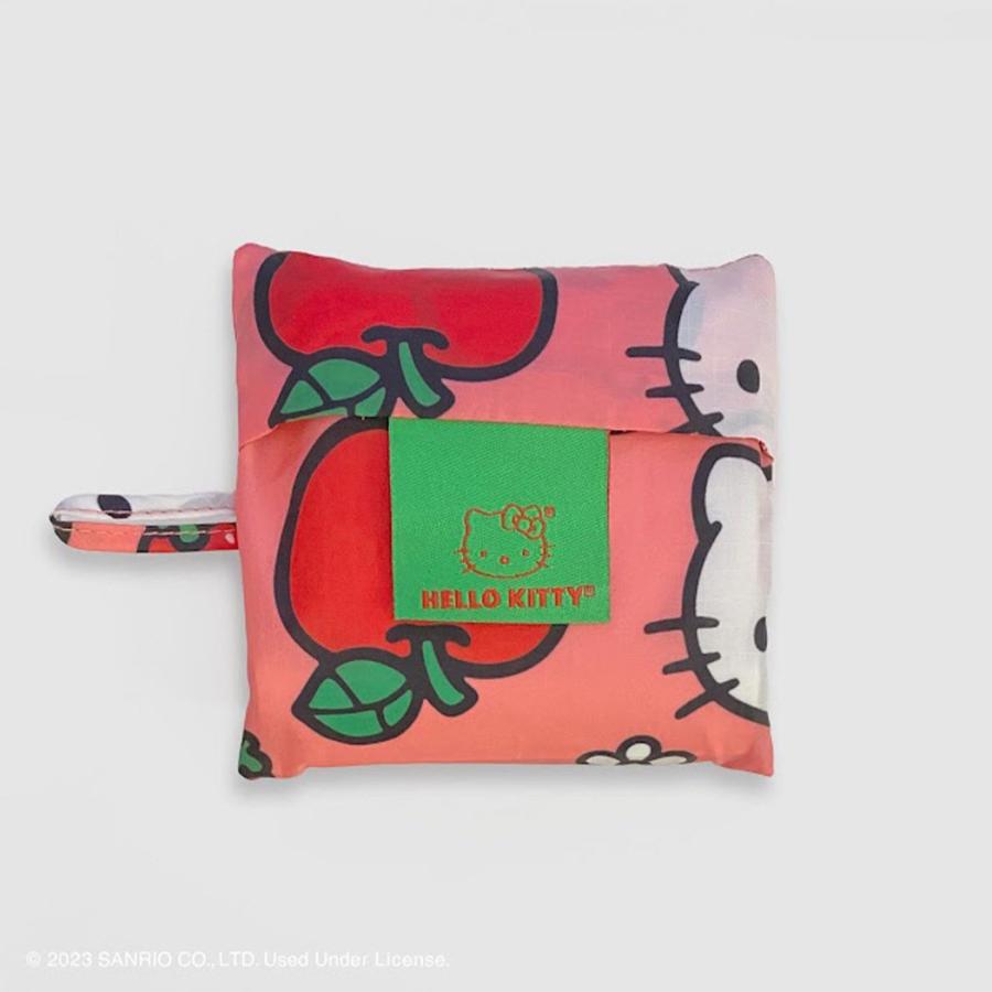 BAGGU バグー エコバッグ  ハローキティ＆アップル100%リサイクルナイロン BABY ベビー 柄 洗濯可能 折り畳み コンパクト 軽量 ミニ コンビニ レジ袋型 入園 … | BAGGU | 03