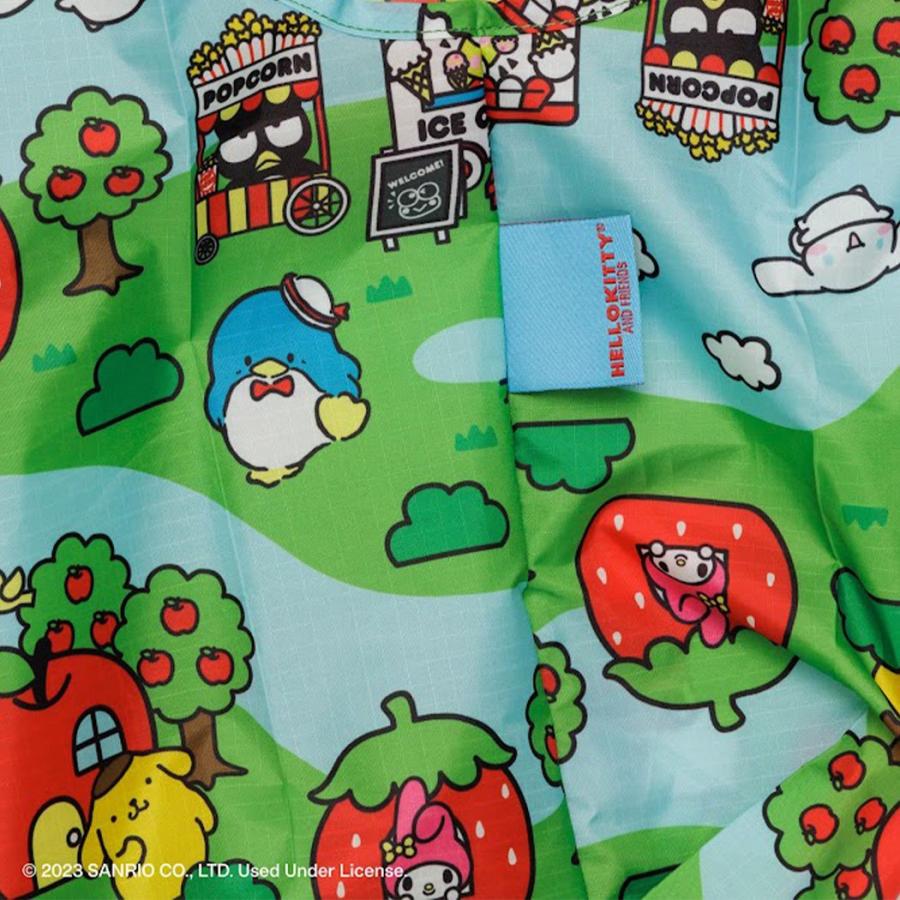 BAGGU バグー エコバッグ  ハローキティ＆フレンズ ライトブルー 100%リサイクルナイロン BABY ベビー 柄 洗濯可能 折り畳み コンパクト 軽量 ミニ コンビニ … | BAGGU | 02