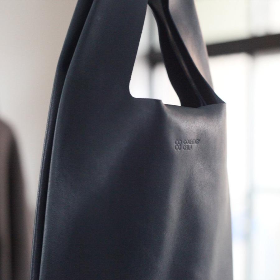 COURTNEY ORLA (コートニーオーラ) / SEVEN SHOPPER s レザー ショッパー バッグ - ネイビー SSP22FHL012001NV | COURTNEY ORLA | 04