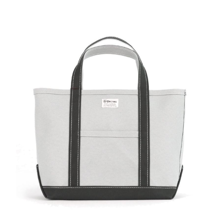 オーシバル バッグ ORCIVAL トートバッグ レディース M サイズ RC-7042 HVC キャンバス トート ICE GREY × CHARCOAL A4 無地 シンプル おしゃれ カジュアル … | ORCIVAL
