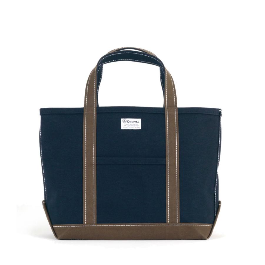 ORCIVAL (オーシバル) / OR-H0284 KWC キャンバス トート バッグ Mサイズ - MARINE × HAZELNUT | ORCIVAL