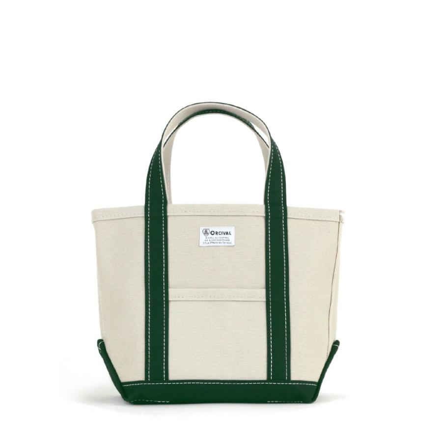 オーシバル バッグ ORCIVAL トートバッグ レディース S サイズ RC-7060 HVC キャンバス 無地 小さめ LT.SAND BEIGE × MOSS GREEN HANPU TOTE BAG SMALL ミニ… | ORCIVAL