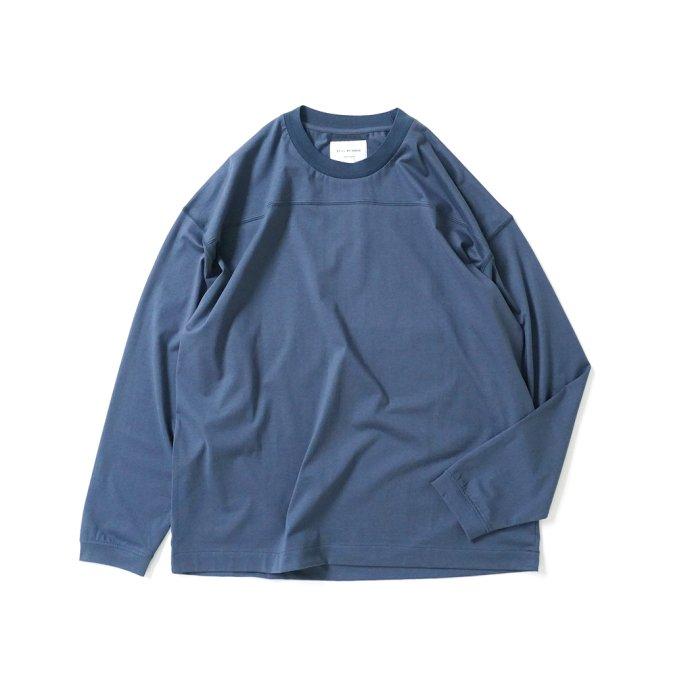 STILL BY HAND スティルバイハンド CS06233 - SLATE BLUE ロングスリーブカットソー スレートブルー 送料無料 買い回り 買い周り 即日発送 即納 プチギフト プ… | STILL BY HAND