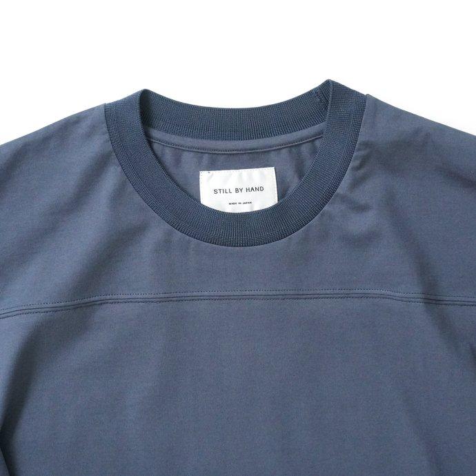 STILL BY HAND スティルバイハンド CS06233 - SLATE BLUE ロングスリーブカットソー スレートブルー 送料無料 買い回り 買い周り 即日発送 即納 プチギフト プ… | STILL BY HAND | 02