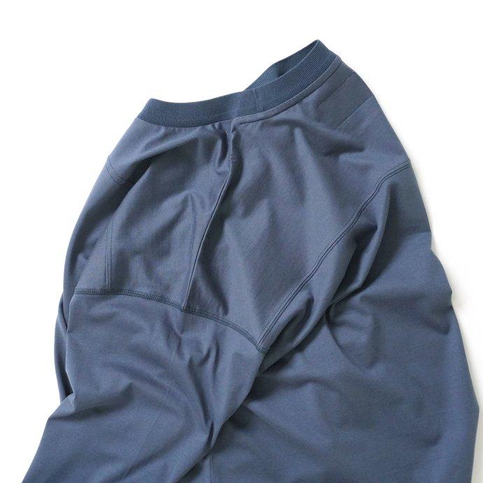 STILL BY HAND スティルバイハンド CS06233 - SLATE BLUE ロングスリーブカットソー スレートブルー 送料無料 買い回り 買い周り 即日発送 即納 プチギフト プ… | STILL BY HAND | 04