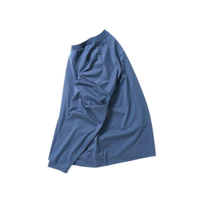 STILL BY HAND スティルバイハンド CS06233 - SLATE BLUE ロングスリーブカットソー スレートブルー 送料無料 買い回り 買い周り 即日発送 即納 プチギフト プ… | STILL BY HAND | 05