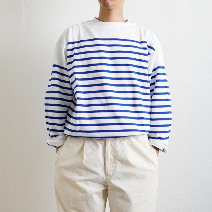 オーシバル ORCIVAL ボーダー オーバーサイズ ラッセル フレンチ セーラー 長袖 Tシャツ French Bean / White フレンチビーン×ホワイト グリーン 6130 フラン… | ORCIVAL | 08