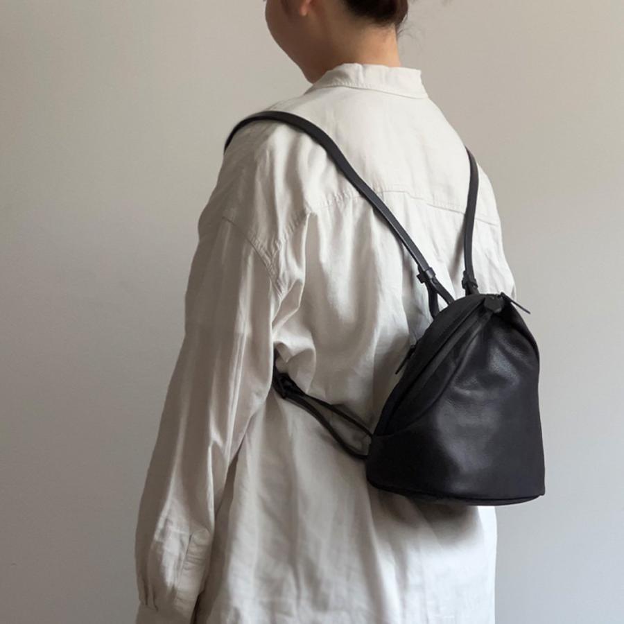 Ense (アンサ) / pens358 mini ruck sack ミニ リュックサック - グレージュ | Ense | 06