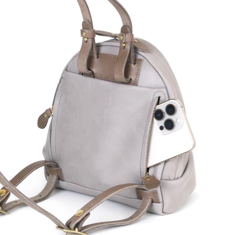 Ense (アンサ) / pens358 mini ruck sack ミニ リュックサック - グレージュ | Ense | 09