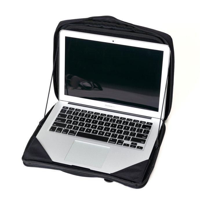 BAICYCLON by bagjack / BCL-38 PC INNER BAG バイシクロンバイバッグジャック PCインナーバッグ ブラック 500D コーデュラ CORDURA ナイロン 開く そのまま使… | BAGJACK | 06