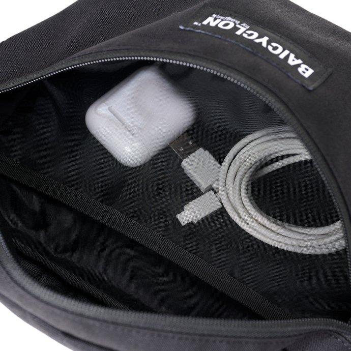 BAICYCLON by bagjack / CORE LINE CL-03 WAIST BAG バイシクロンバイバッグジャック ウエストバッグ ブラック 500Dコーデュラ CORDURA ナイロン メンズ ショ… | BAICYCLON by Bagjack | 04