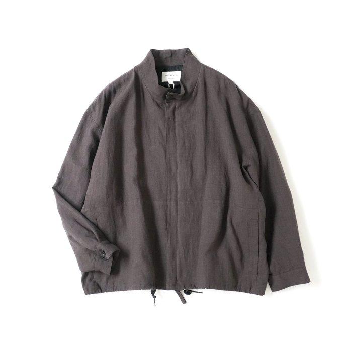 STILL BY HAND スティル バイ ハンド BL03233 - DARK BROWN 起毛リネン 