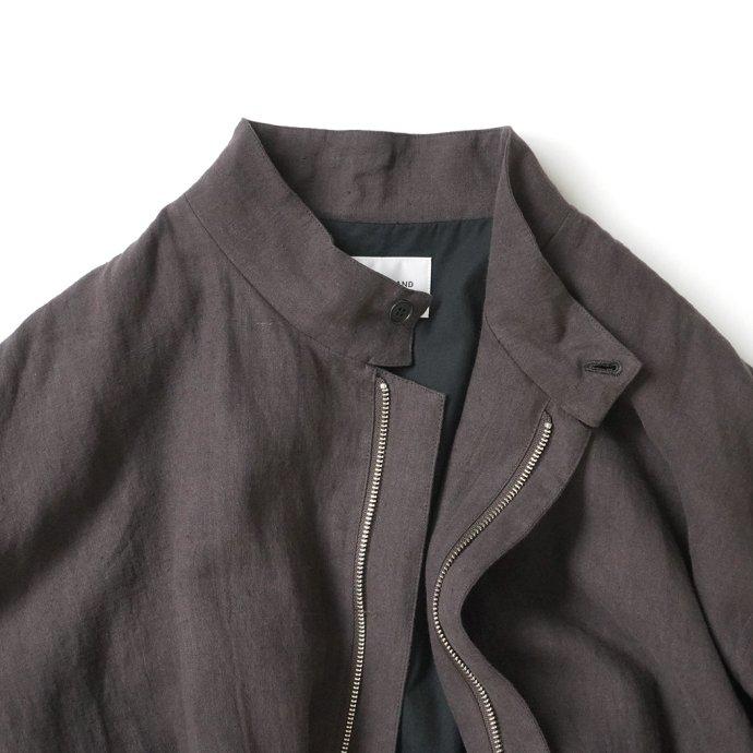 STILL BY HAND スティル バイ ハンド BL03233 - DARK BROWN 起毛リネン  