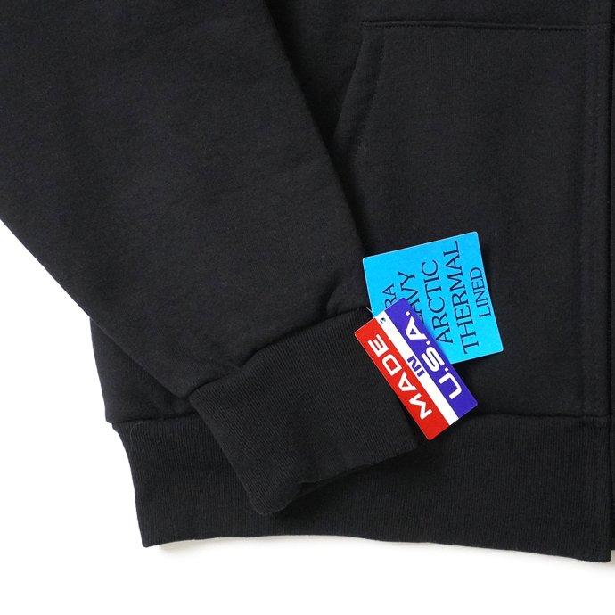 CAMBER / Arctic Thermal Heavyweight Work Sweatshirts Knit Collar #130 - Black キャンバー アークティック サーマル スウェット ニットカラー ブラック ブ… | CAMBER | 04