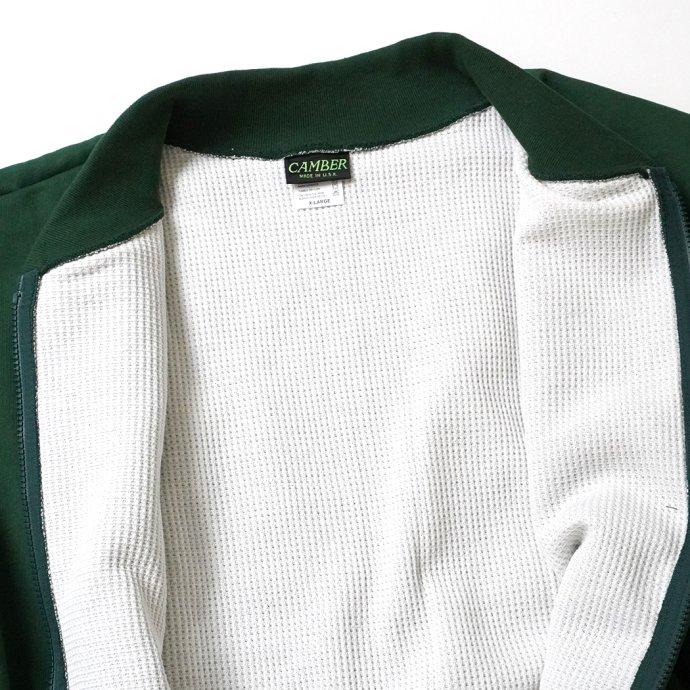 CAMBER / Arctic Thermal Heavyweight Work Sweatshirts Knit Collar #130 - Dark Green キャンバー アークティック サーマル スウェット ニットカラー ダーク… | CAMBER | 03