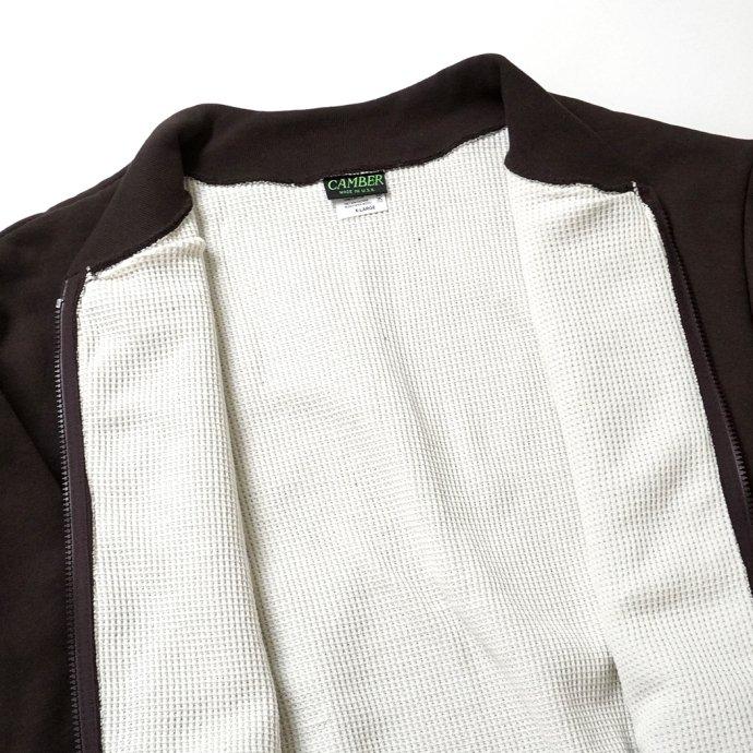 CAMBER / Arctic Thermal Heavyweight Work Sweatshirts Knit Collar #130 - Brown キャンバー アークティック サーマル スウェット ニットカラー ブラウン ブ… | CAMBER | 03