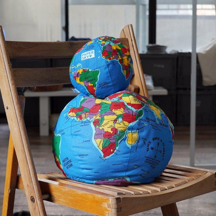 ペーパースカイ 地球儀クッション ミニ PAPERSKY Cushion Globe Mini アメリカ製｜ehs｜10