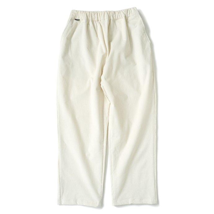 vecchi / C.Coulisse Corduroy Easy Pants - Cream ストレッチコーデュロイ イージーパンツ クリーム | C.R.E.A.M