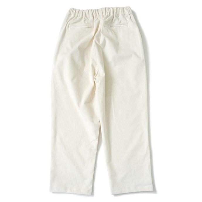 vecchi / C.Coulisse Corduroy Easy Pants - Cream ストレッチコーデュロイ イージーパンツ クリーム | C.R.E.A.M | 01