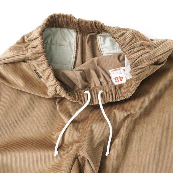 vecchi / C.Coulisse Corduroy Easy Pants - Cognac ストレッチコーデュロイ イージーパンツ コニャック |  | 04