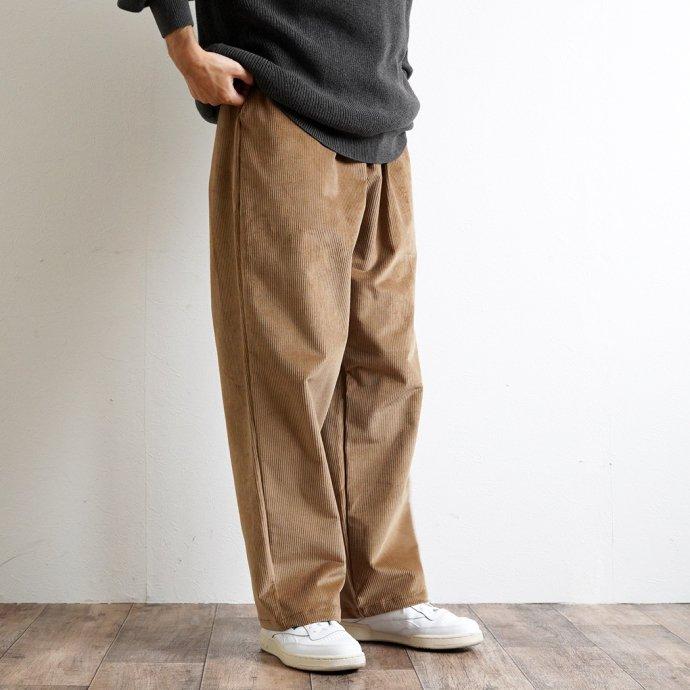 vecchi / C.Coulisse Corduroy Easy Pants - Cognac ストレッチコーデュロイ イージーパンツ コニャック |  | 05