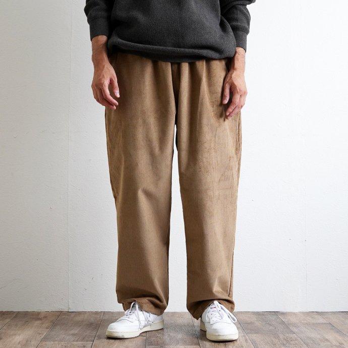 vecchi / C.Coulisse Corduroy Easy Pants - Cognac ストレッチコーデュロイ イージーパンツ コニャック |  | 06