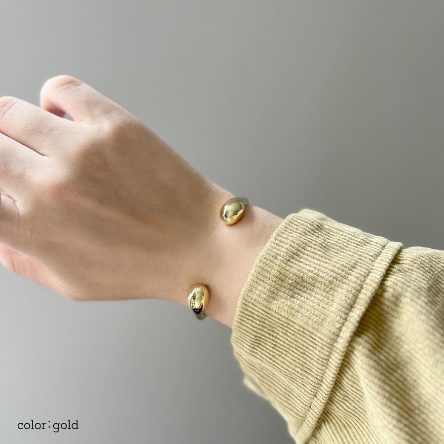 BYOKA (ビョーカ) / W2601 BUD CUFF カフ ブレスレット バングル - シルバー | BYOKA | 05