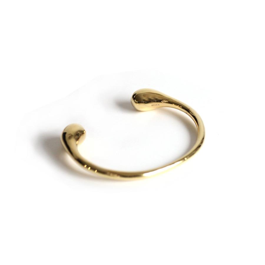 BYOKA ビョーカ GW2601 G.BUD CUFF カフ ブレスレット バングル - ゴールド | BYOKA | 02