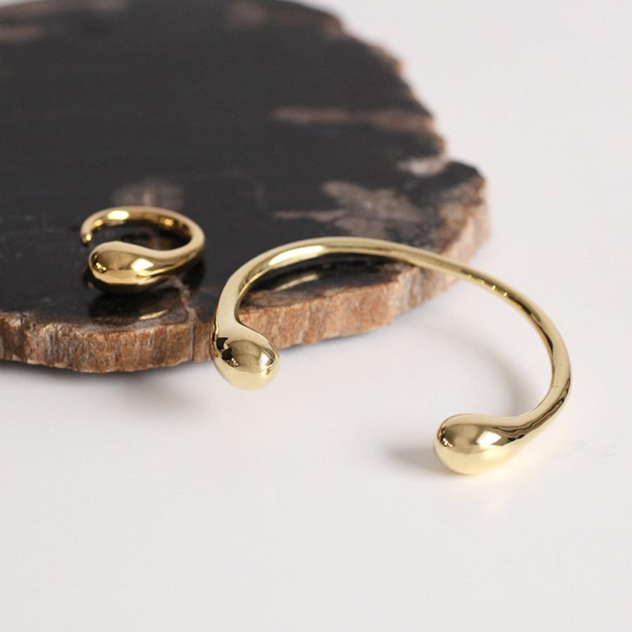 BYOKA ビョーカ GW2601 G.BUD CUFF カフ ブレスレット バングル - ゴールド | BYOKA | 03