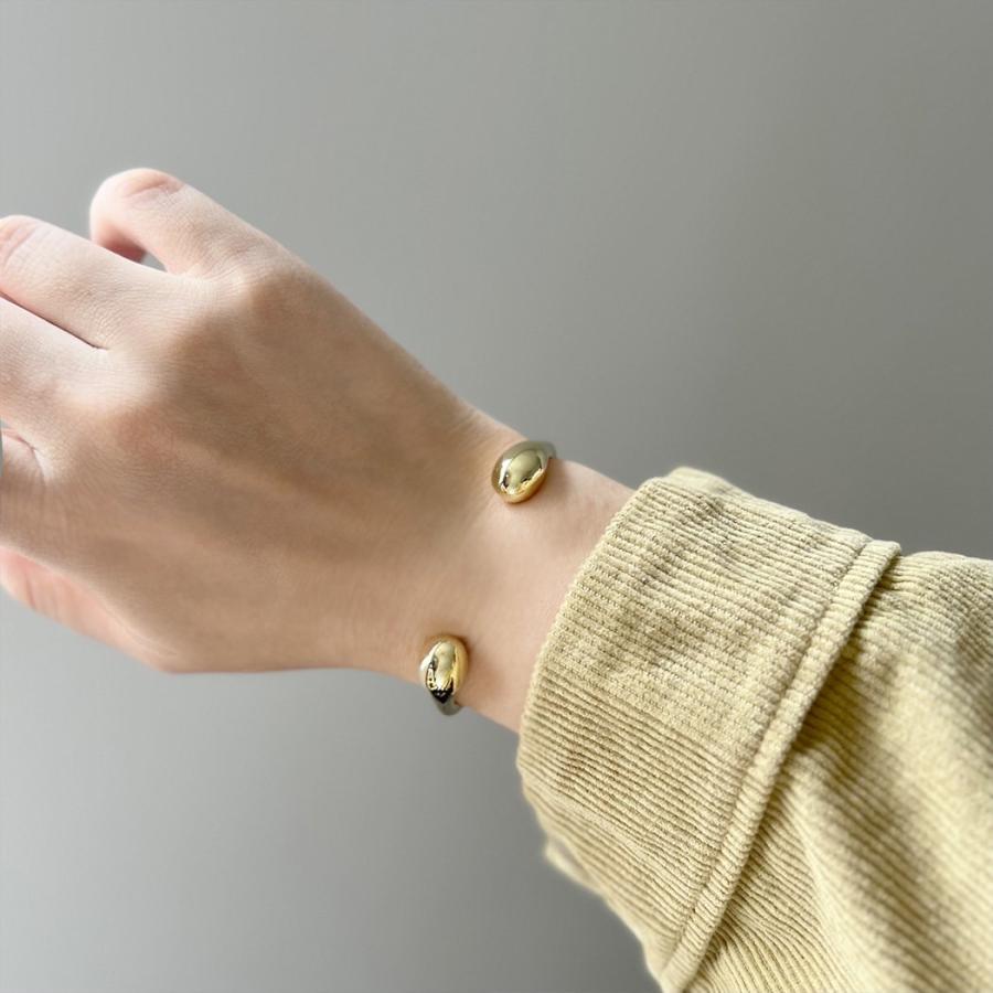 BYOKA ビョーカ GW2601 G.BUD CUFF カフ ブレスレット バングル - ゴールド | BYOKA | 04