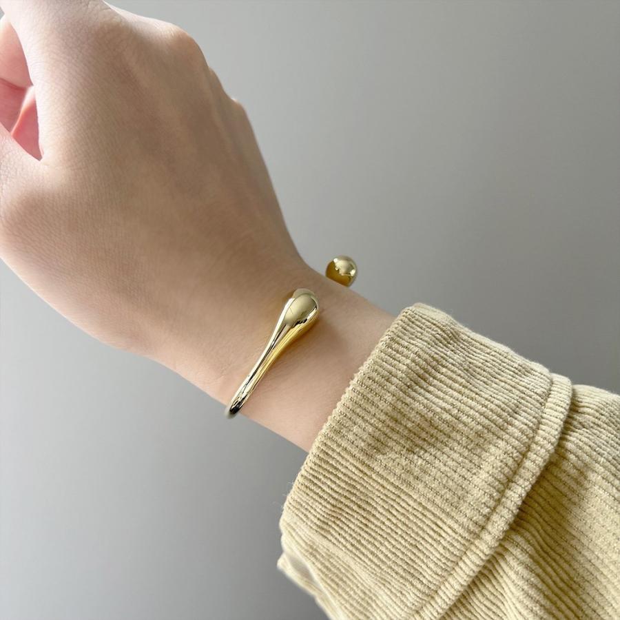 BYOKA ビョーカ GW2601 G.BUD CUFF カフ ブレスレット バングル - ゴールド | BYOKA | 05