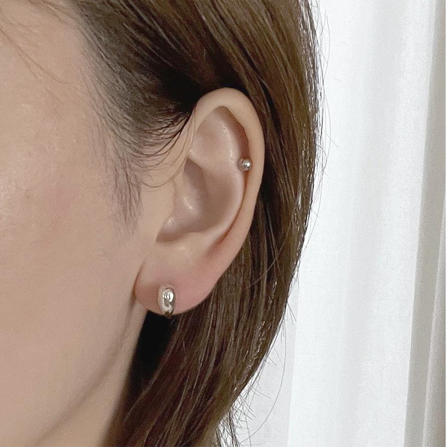 BYOKA ビョーカ E2601 BUD PIERCE ピアス - シルバー  (両耳タイプ) | BYOKA | 06