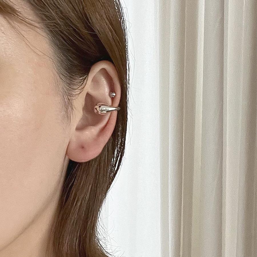 BYOKA ビョーカ E2602 BUD EAR CUFF イヤーカフ - シルバー | BYOKA | 05
