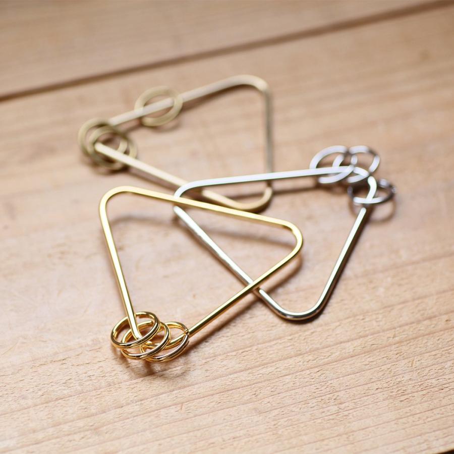 BYOKA (ビョーカ) / H0402 Key ring holder キーリング ホルダー - Rodium ロジウム シルバー キーホルダー キーケース 人気 鍵 スマートキー プチギフト お祝… | BYOKA | 05