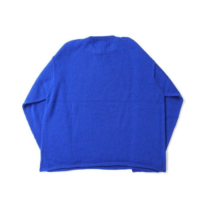 THIBAULT VAN DER STRAETE / アルパカウール クルーネックプルオーバー ROYAL BLUE ティボー ヴァンダル ストラット ロイヤルブルー 5351W | THIBAULT VAN DER STRAETE | 01