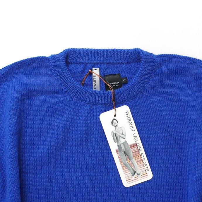 THIBAULT VAN DER STRAETE / アルパカウール クルーネックプルオーバー ROYAL BLUE ティボー ヴァンダル ストラット ロイヤルブルー 5351W | THIBAULT VAN DER STRAETE | 02