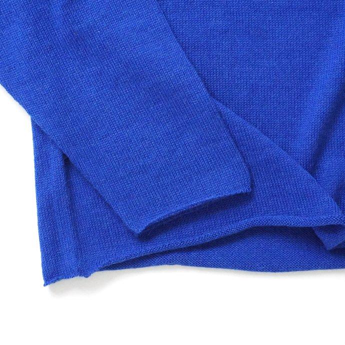 THIBAULT VAN DER STRAETE / アルパカウール クルーネックプルオーバー ROYAL BLUE ティボー ヴァンダル ストラット ロイヤルブルー 5351W | THIBAULT VAN DER STRAETE | 03