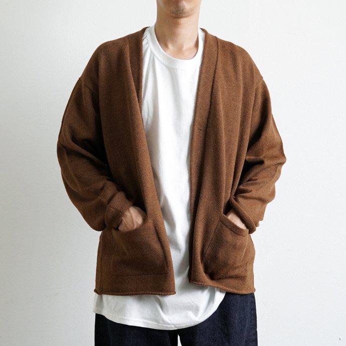 THIBAULT VAN DER STRAETE / アルパカウール Vネックカーディガン VICUNA ティボー ヴァンダル ストラット ビクーニャ 5352W | THIBAULT VAN DER STRAETE | 07