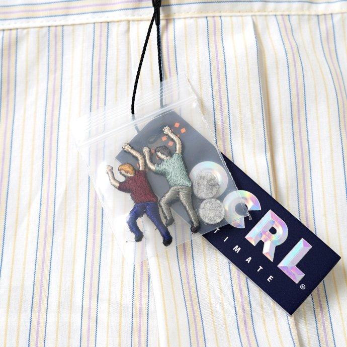 O-（オー） O-（オー）/ F.F. SHIRT - Yellow ST O-UL-06 ストライプシャツ 0-cho-rui-lab レイチョウルイラボ ポイント 消化 デッドストック生地 | オー | 05